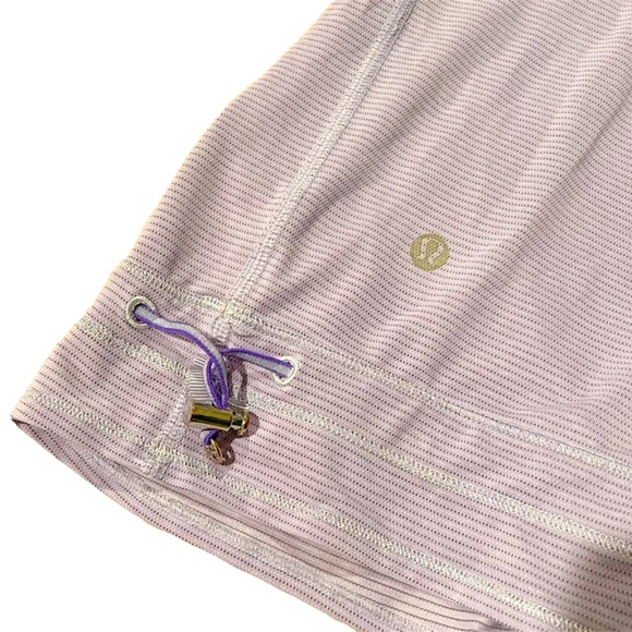 Lululemon Elevate Top Pleated Back Drawcord Size  8 M - Picture 4 of 4